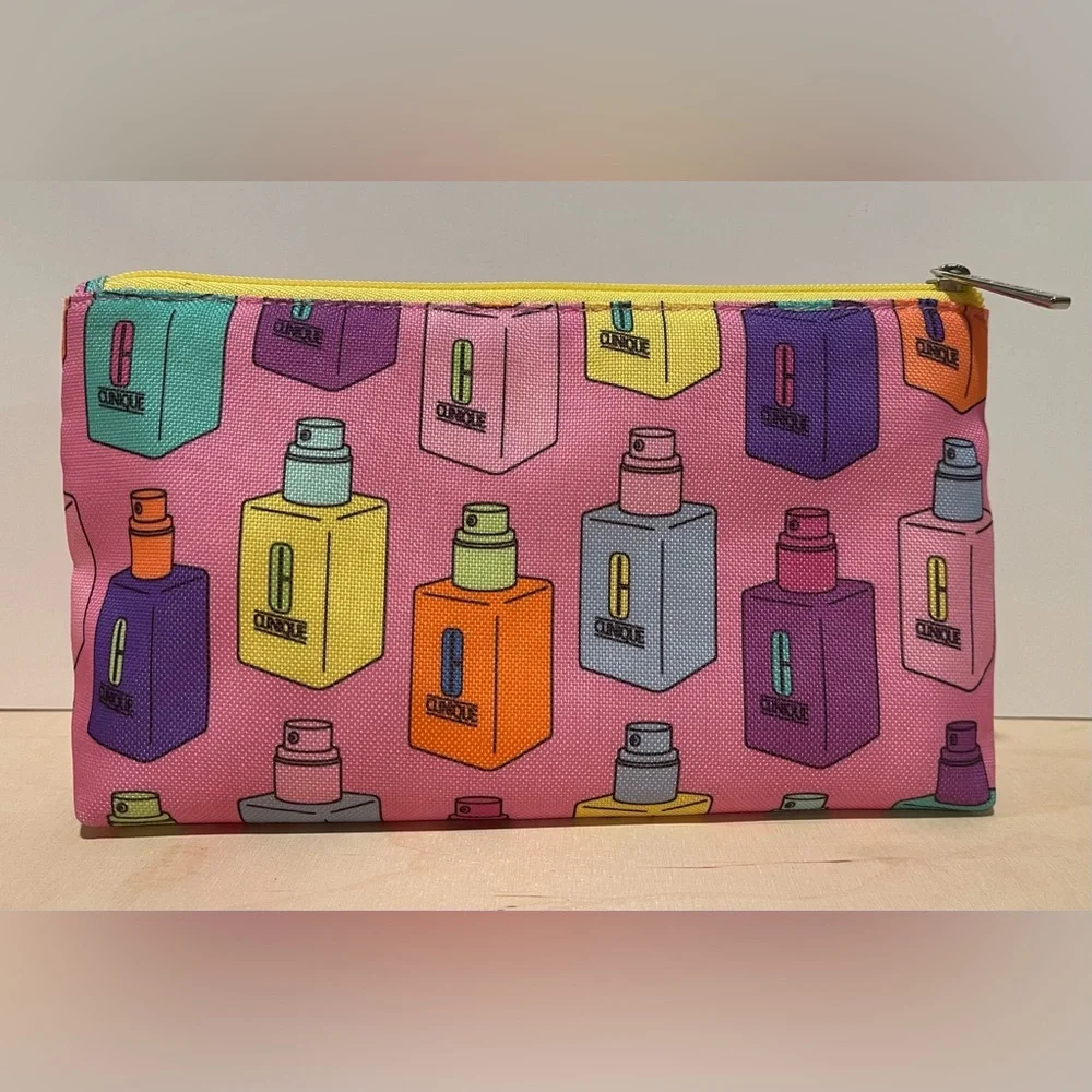 Clinique Vibrant Cosmetic Bag Set of 2
